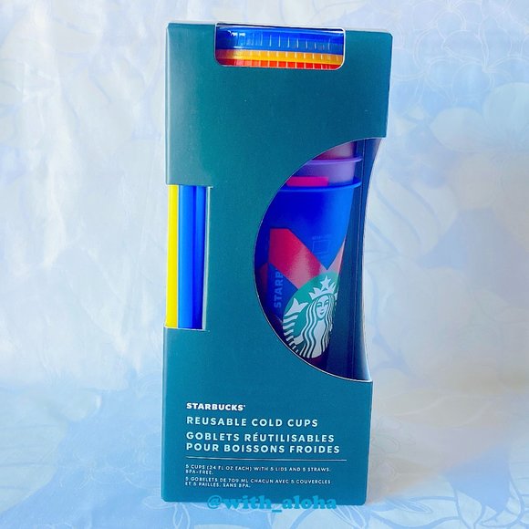 🌹SALE🌹✨Starbucks Reusable Cold Cup Set - Picture 3 of 3